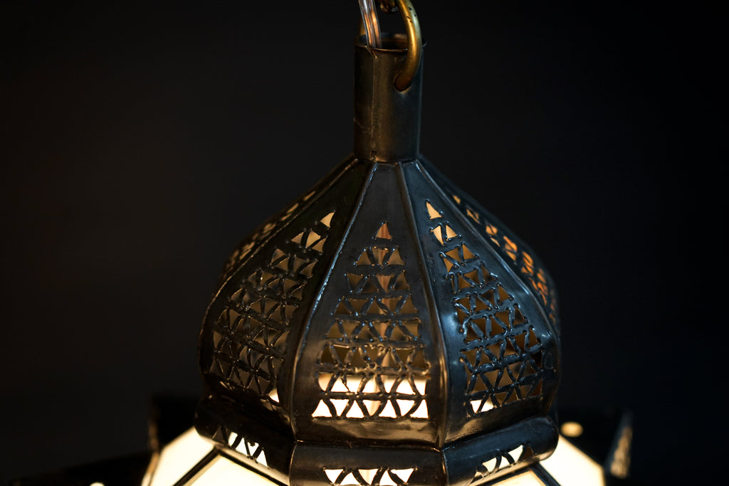 Lanterne marocaine, suspension marocaine