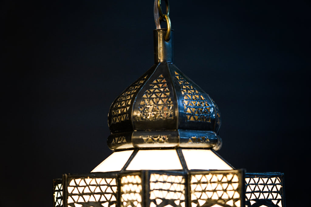 Lanterne marocaine, suspension marocaine