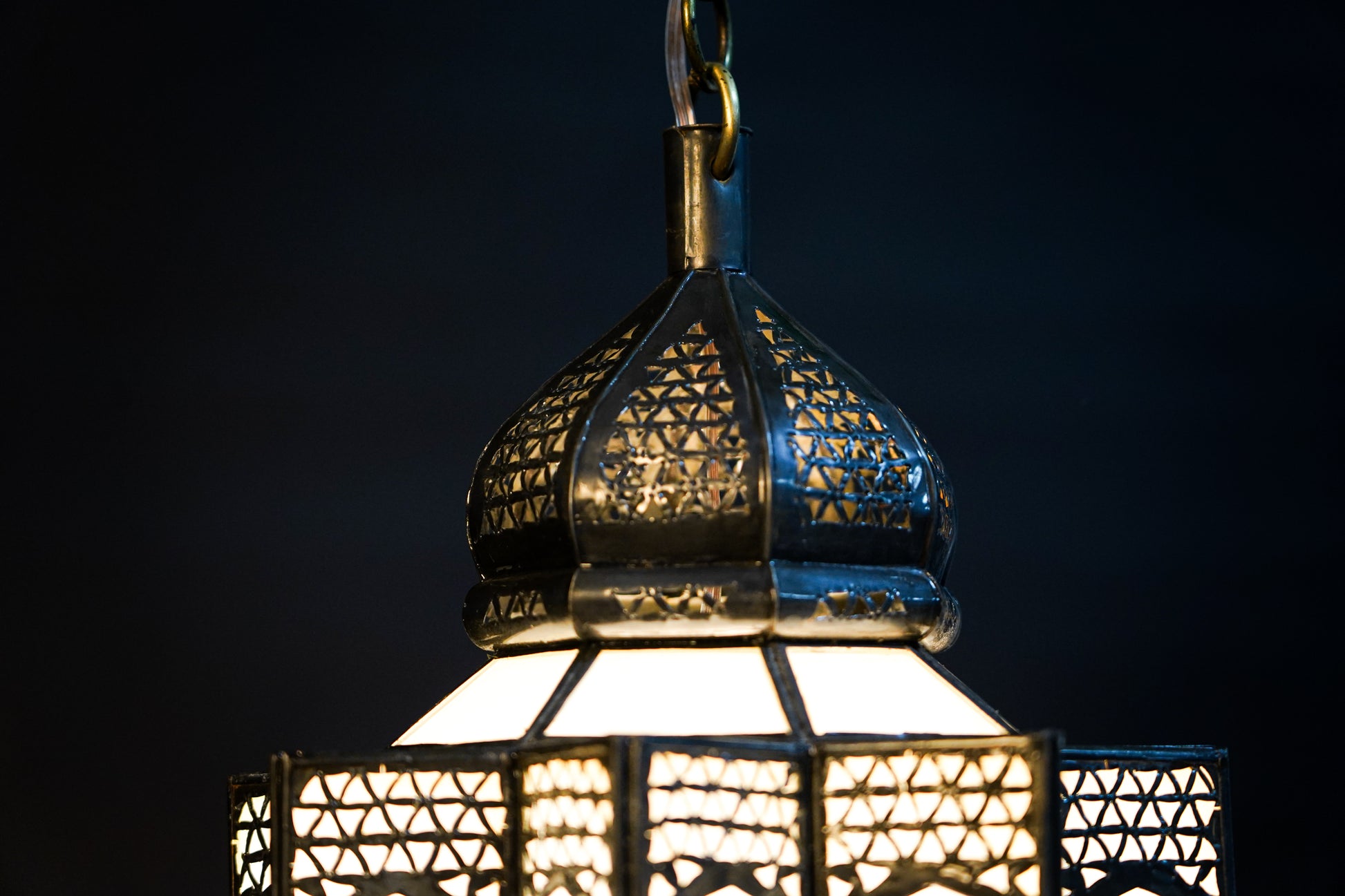 Lanterne marocaine, suspension marocaine