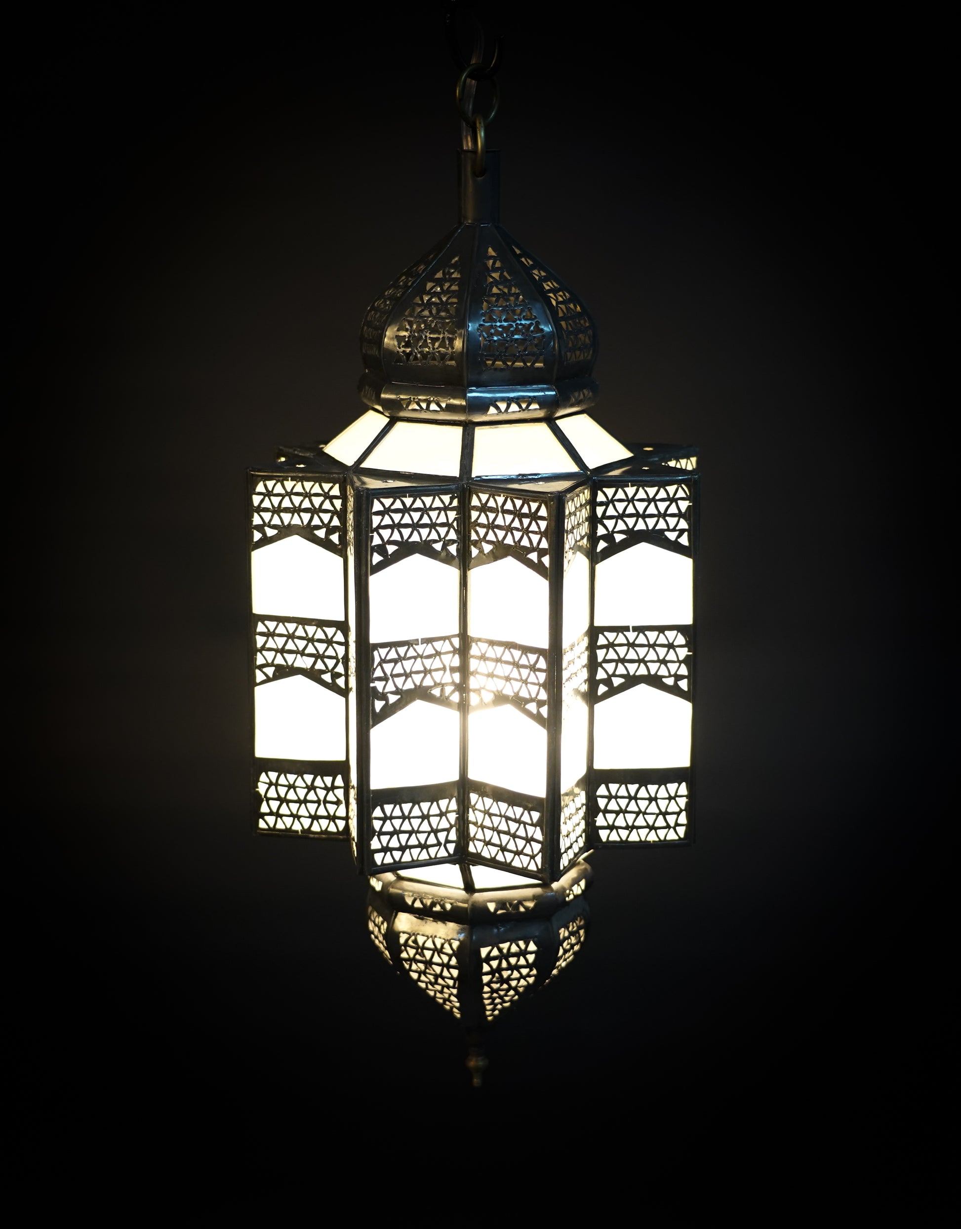 Lanterne marocaine, suspension marocaine