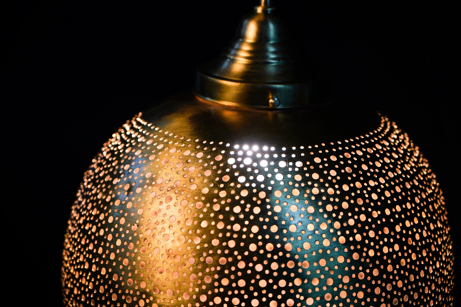 Moroccan Brass Pendant Lamp – Hanging Light