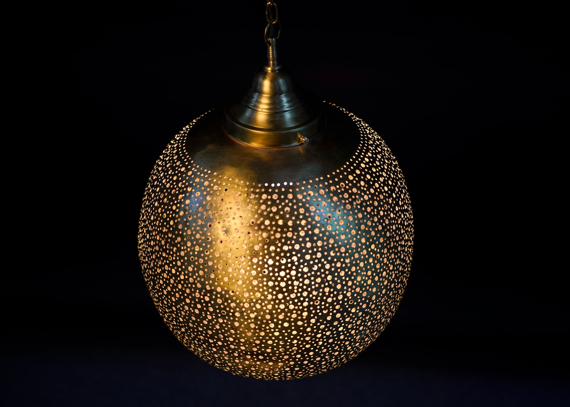 Moroccan Brass Pendant Lamp – Hanging Light