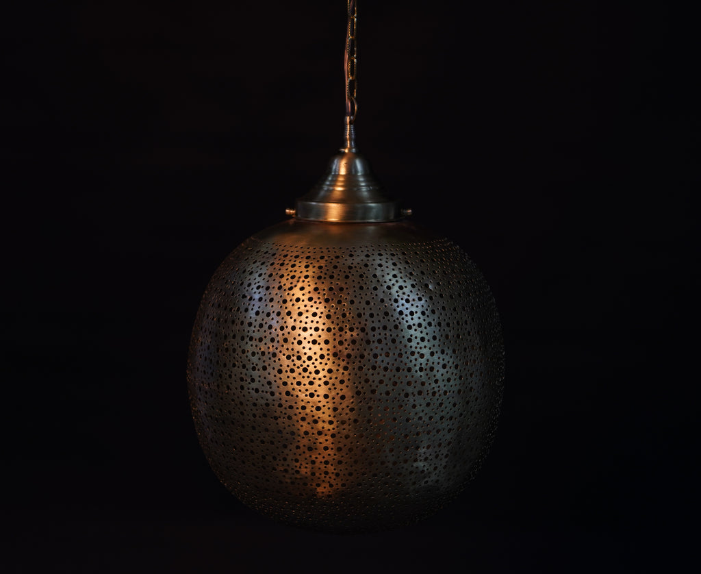 Moroccan Brass Pendant Lamp – Hanging Light