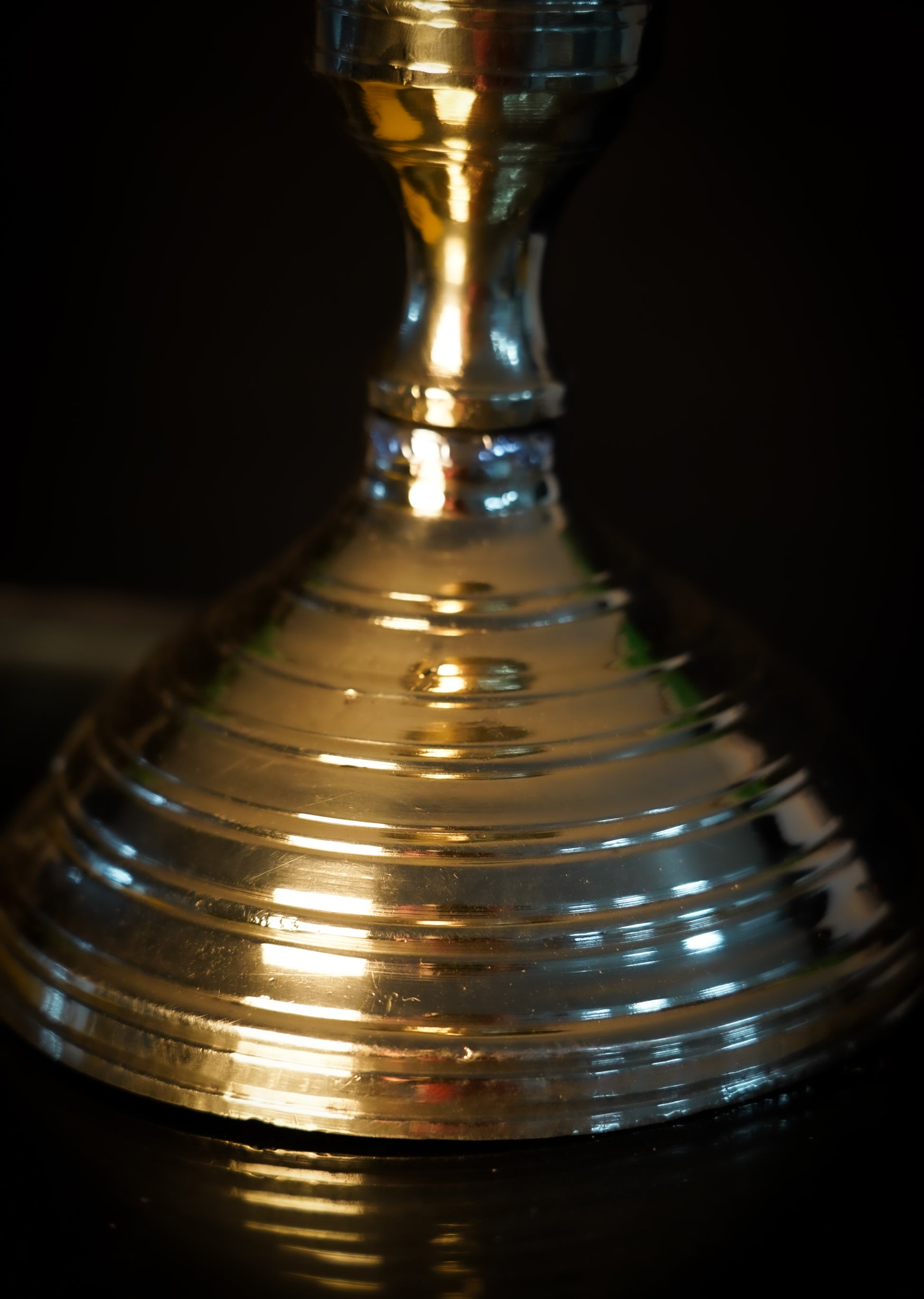 Moroccan Polished Brass Chandelier – Traditional Candle Holder