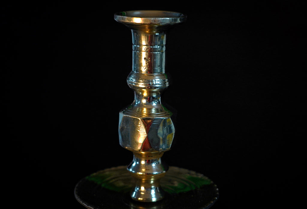 Moroccan Polished Brass Chandelier – Traditional Candle Holder