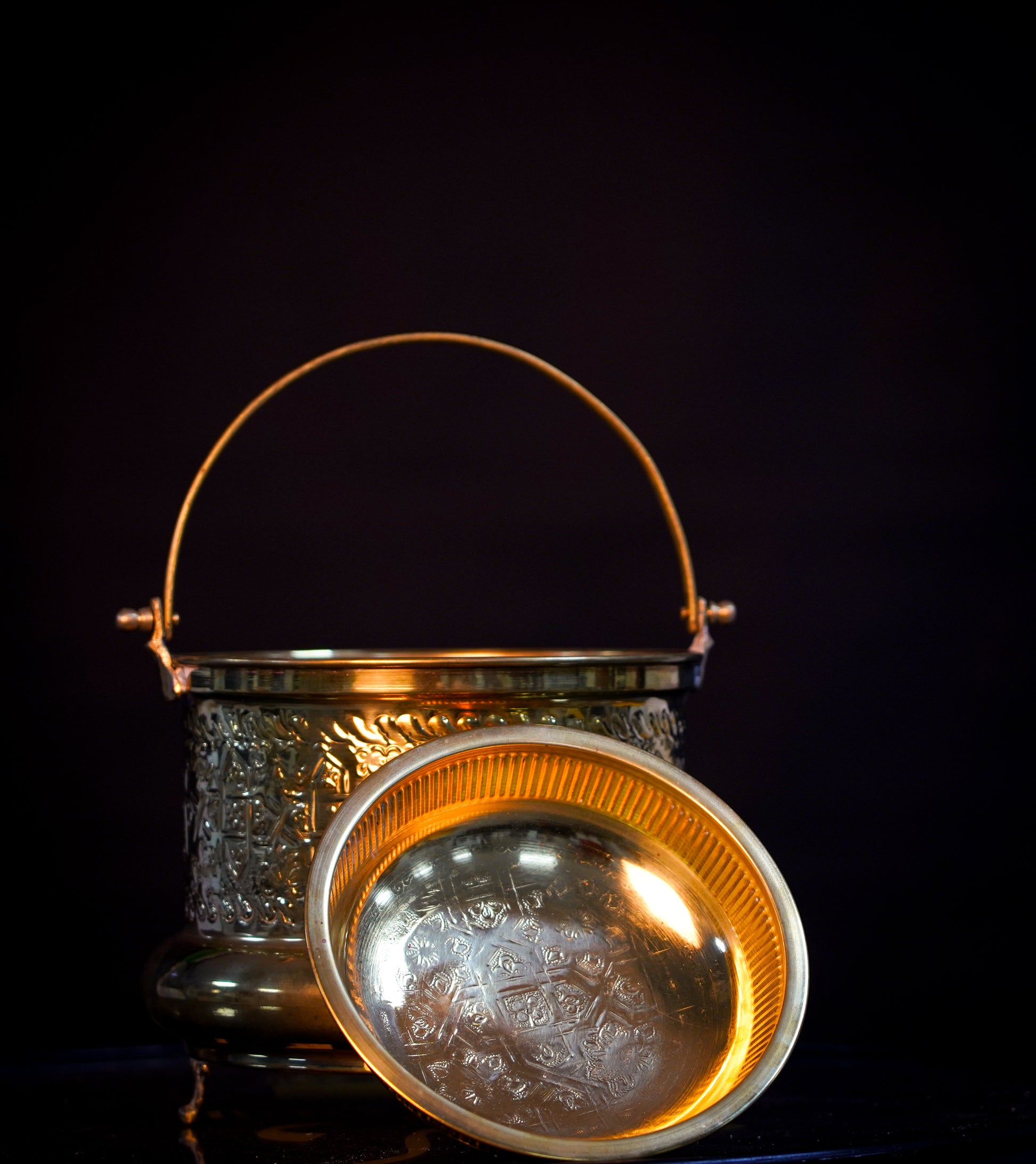 Handcrafted Moroccan Brass Water Vessel – Traditional Artisan Craft