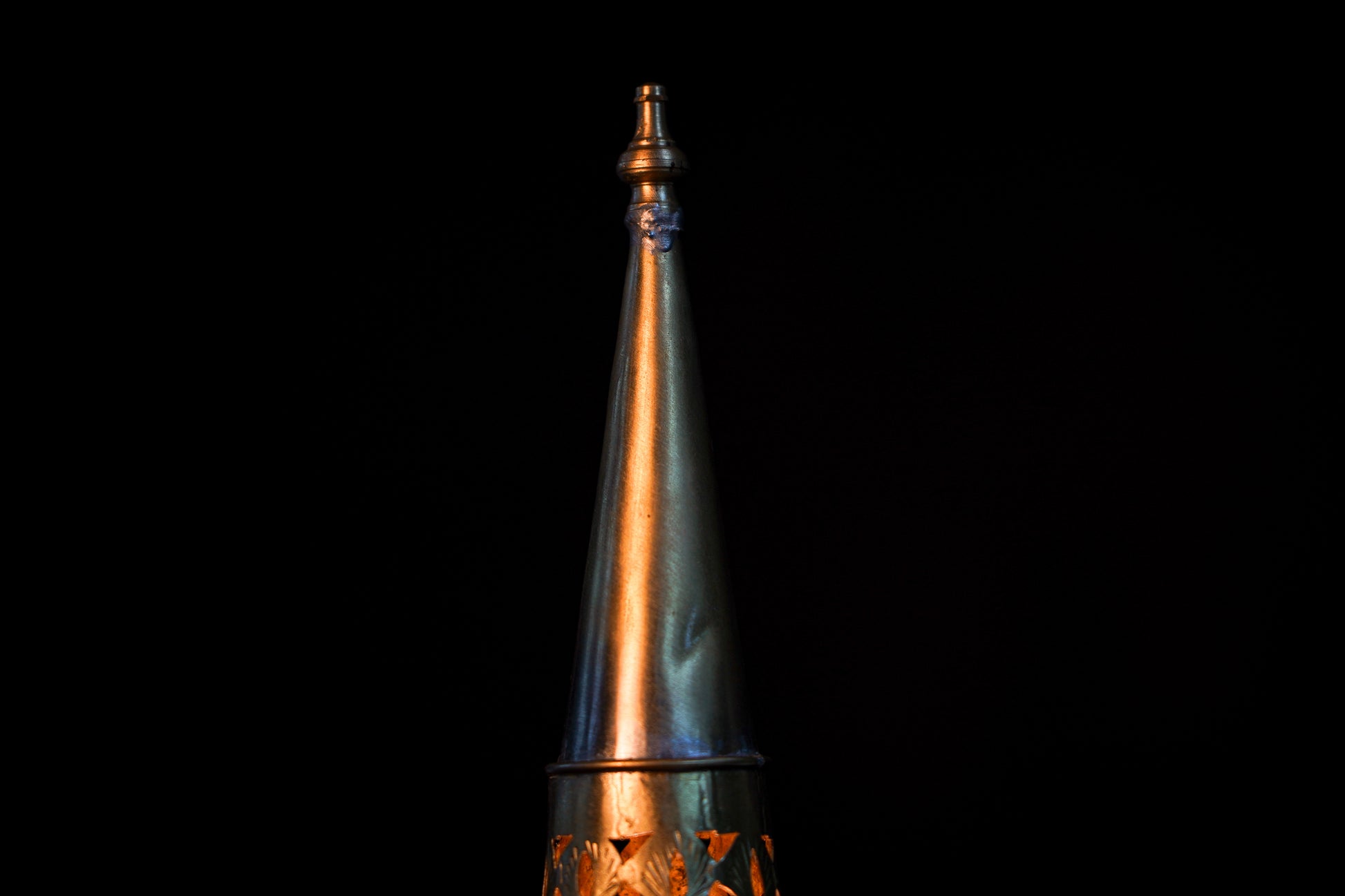 Moroccan Pierced Brass Table Lamp – Handmade Oriental Light