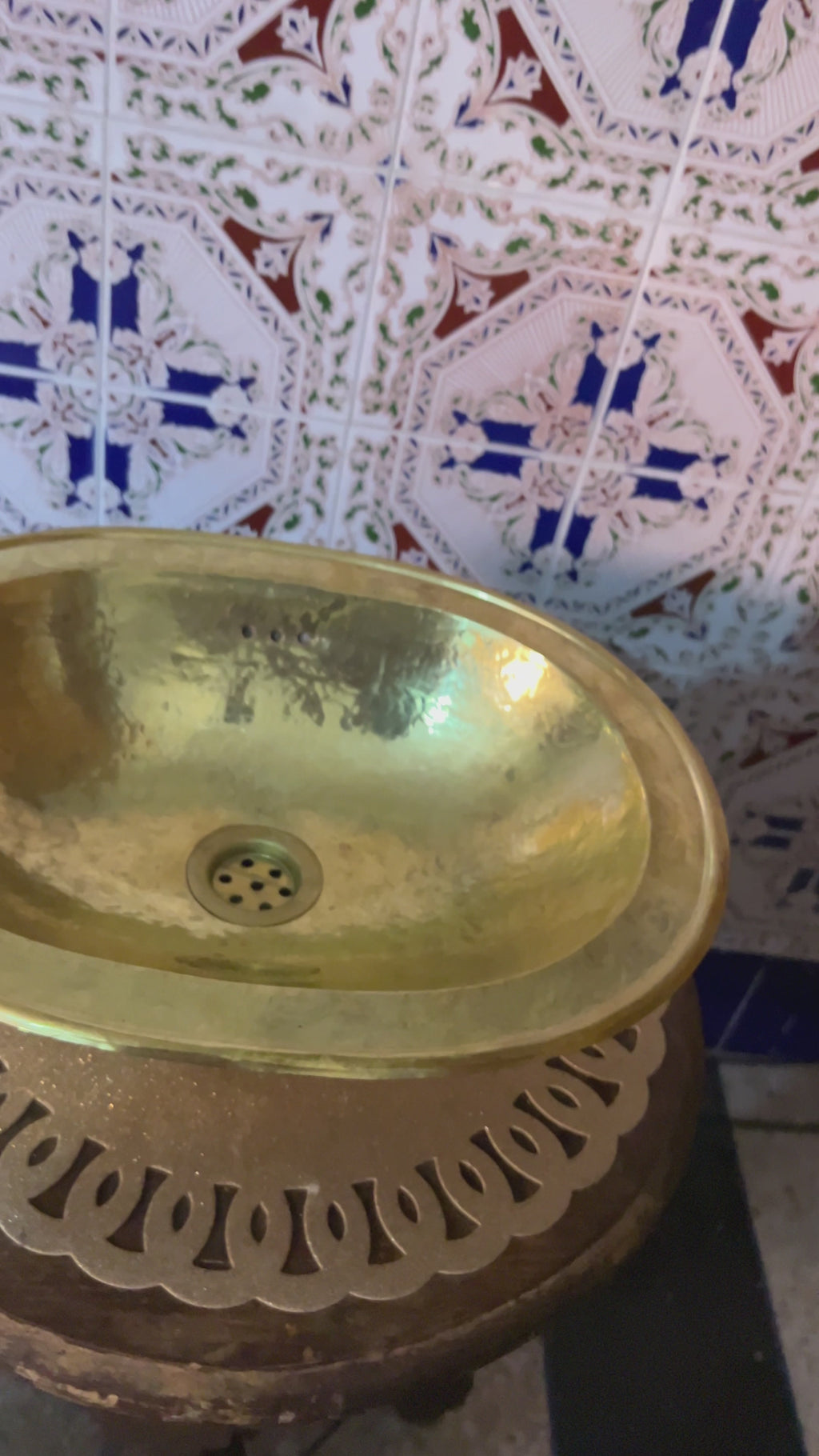 Hand-Hammered Copper Sink – Luxury Moroccan Handmade Craft