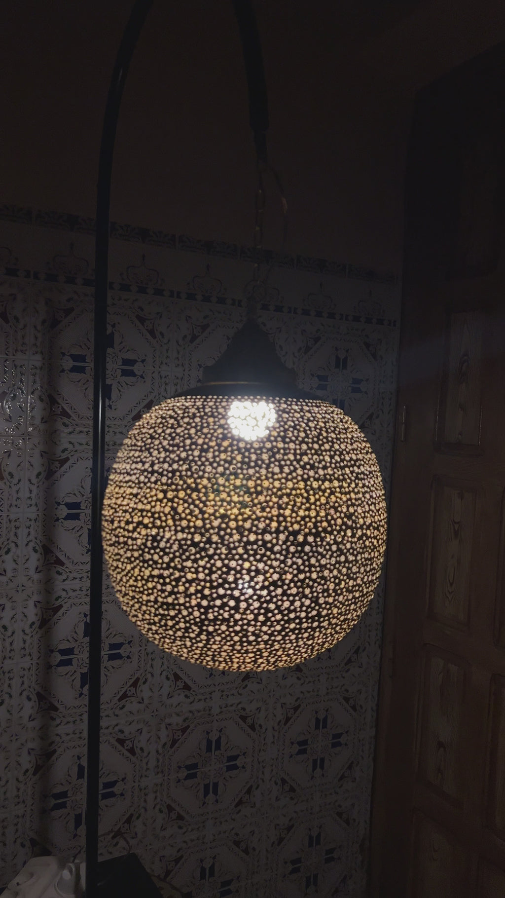 Moroccan Brass Pendant Lamp – Hanging Light